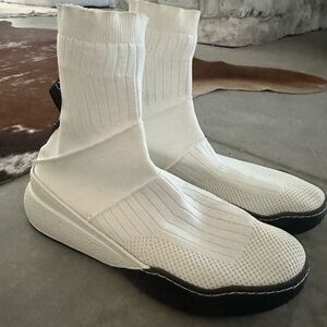 White Sock Sneakers